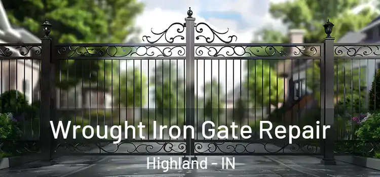 Wrought Iron Gate Repair Highland - IN